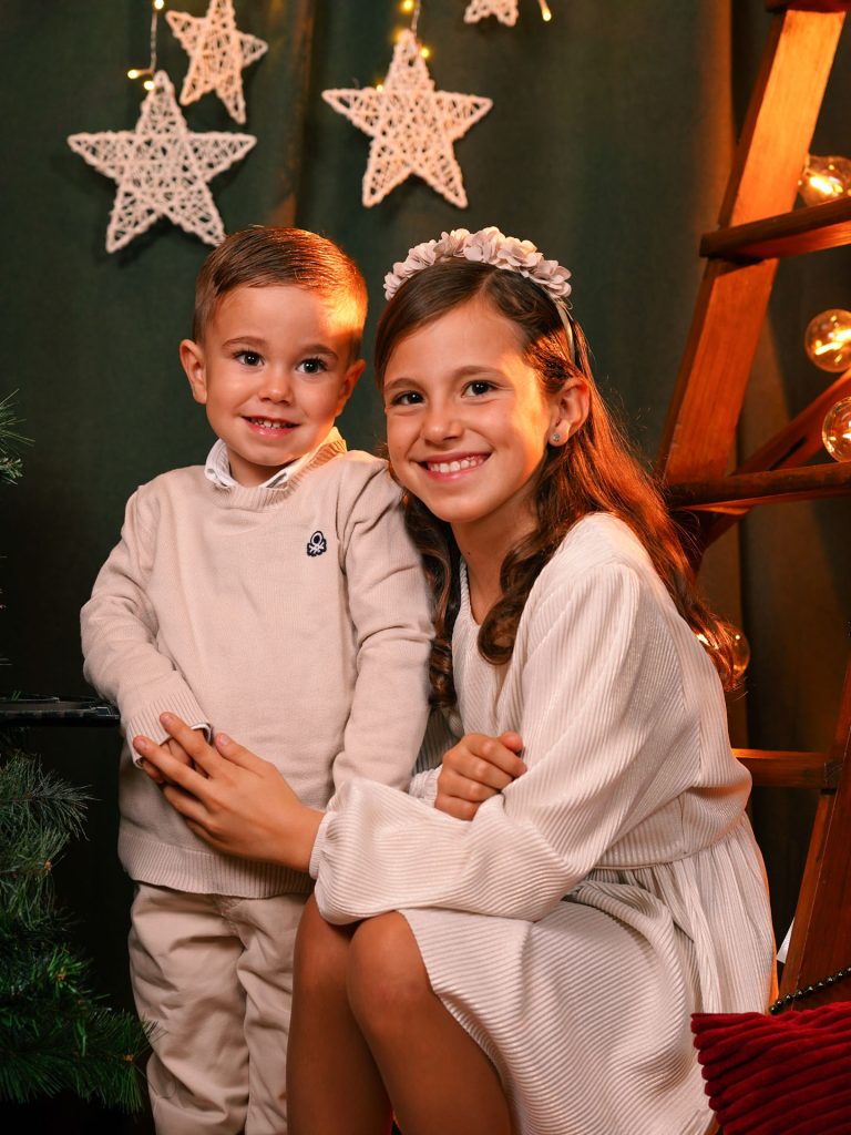 Sesión de fotos navideña para niños – Abel López Fotografía Orihuela